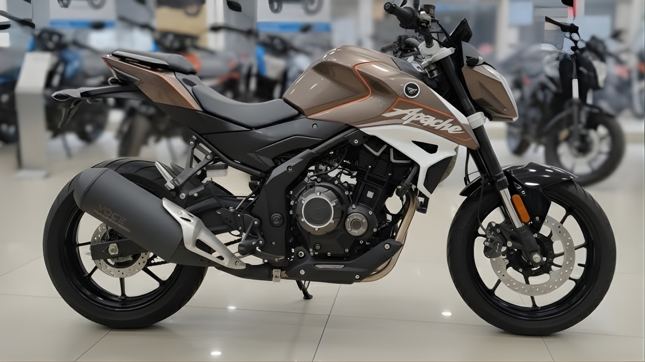 TVS Apache 125 2026: lanzamiento en India con TFT, ABS BS7, precio y especificaciones